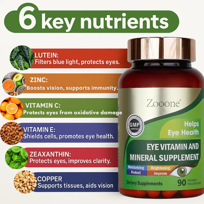 ZOONE Eye Vitamin and Mineral Supplement 24 sadf